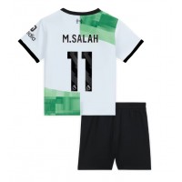 Liverpool Mohamed Salah #11 Vieras Peliasu Lasten 2023-24 Lyhythihainen (+ Lyhyet housut)